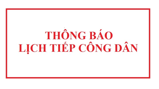 Lịch tiếp công dân của Cảng vụ hàng không miền Bắc năm 2026